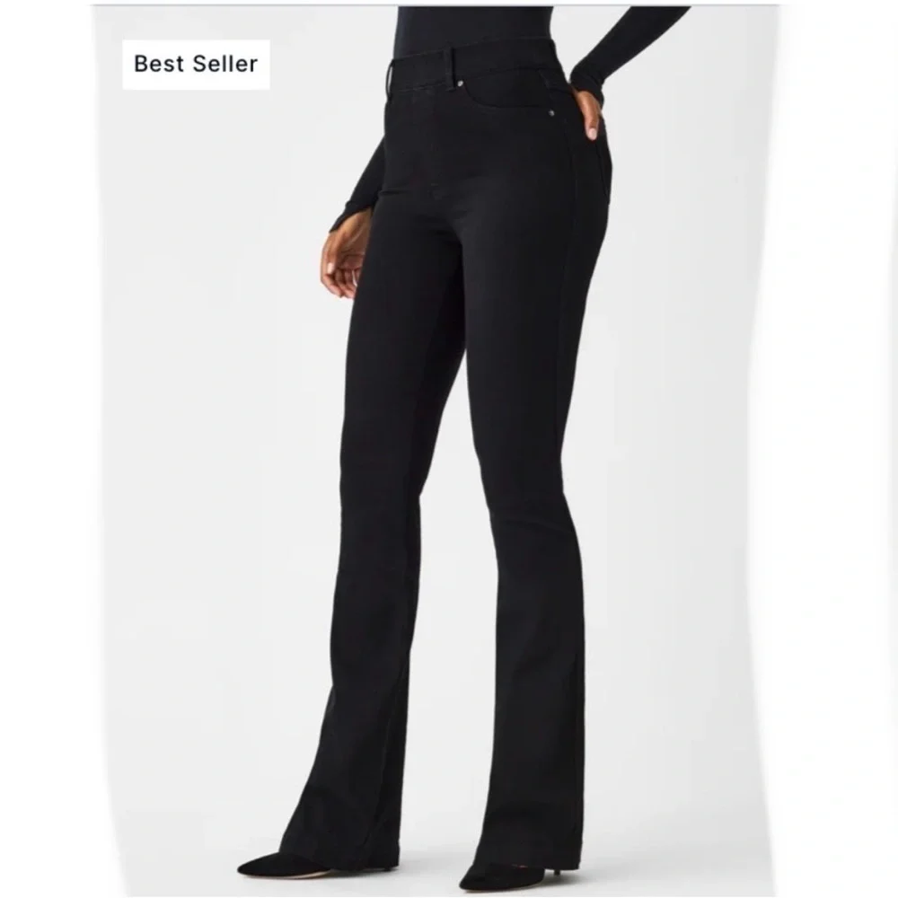 SPANX Flare Jean Clean Black‎ Size Large